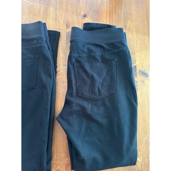 Seven7 women’s size medium three pairs of black leggings - Picture 4 of 12